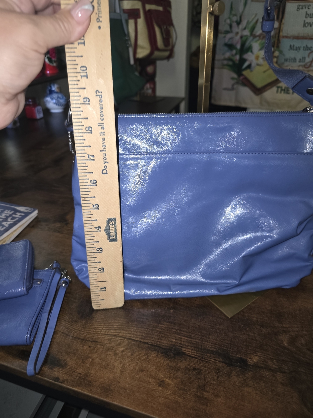 Coach Poppy Lavender Crossbody Bag with Wristlet And Wallet Combo - Picture 14 of 14